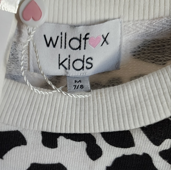 Wildfox Kids Morning Crop Rawr Sz M 7/8 - Picture 3 of 7